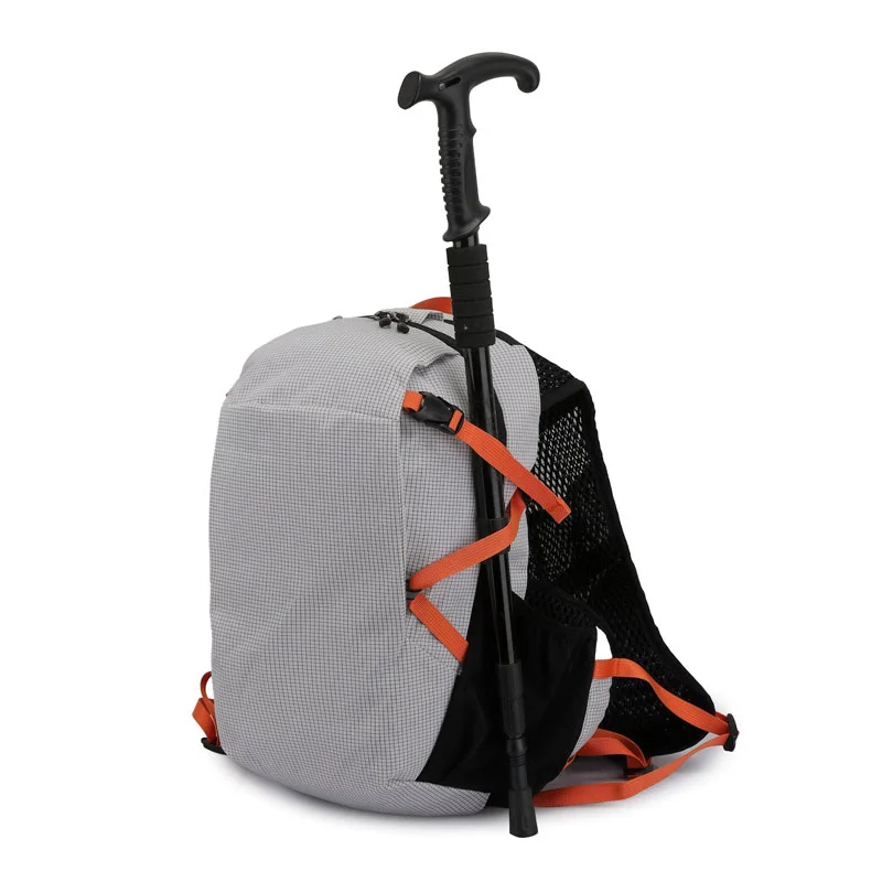 Guangzhou Fuliya Industry Co.,Ltd C-81358 Lightweight outdoor backpack breathable back system, built-in hydration compartment with outlet port, SOS whistle, water-resistant fabric, multi-pocket storage - ideal for hiking, trekking and travel.
