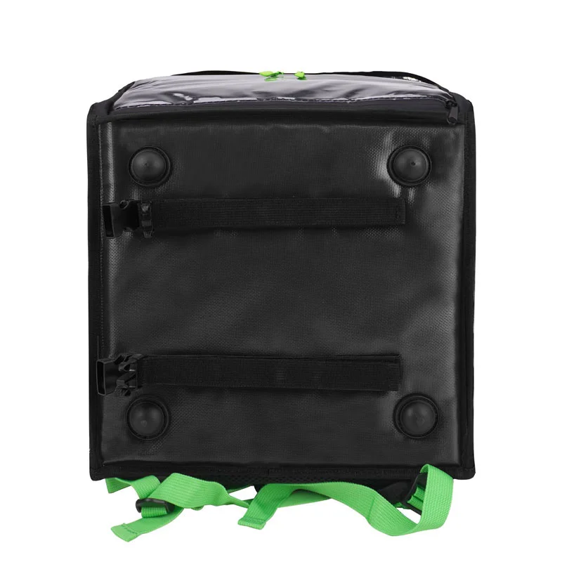 Guangzhou Fuliya Industry Co.,Ltd C-81361 Waterproof foldable double-shoulder thermal bag, keeps hot/cold 2-4 hrs, removable dividers, reflective strips, hot/cold zones – for delivery and picnics.