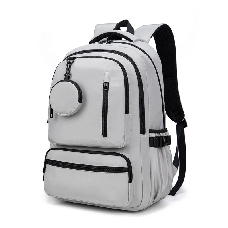 Guangzhou Fuliya Industry Co.,Ltd C-81366 Large-capacity ergonomic backpack with 7-layer organization, laptop sleeve, anti-theft rear pocket, side bottle pocket, S-curve breathable straps and chest buckle, net 775g – for school and travel.
