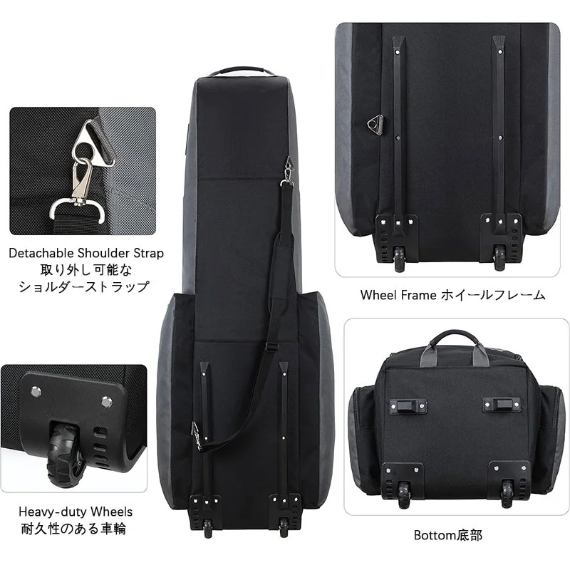 Eco-Friendly Golf Bag With Wheels	 