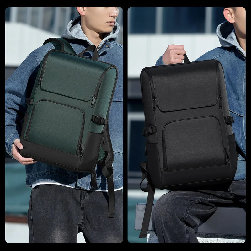 Guangzhou Fuliya Industry Co.,Ltd C-81460 This casual backpack has water-repellent fabric, a laptop compartment, multi-pockets, side pockets, a breathable back, and a trolley sleeve - ideal for commuting and travel.