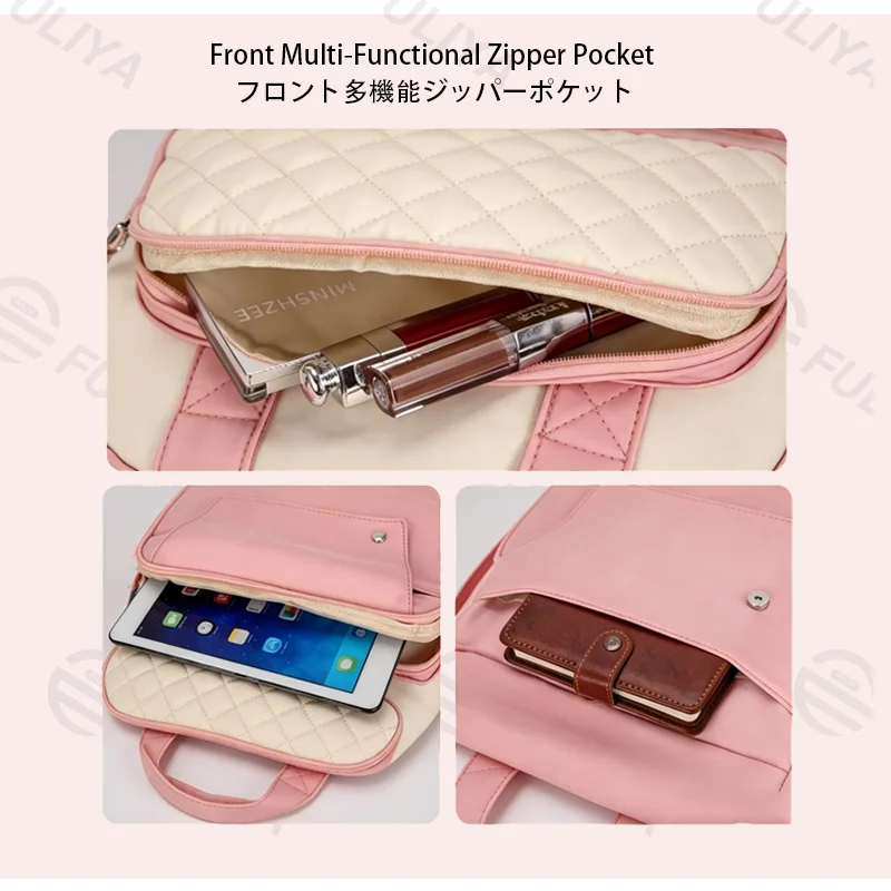 Guangzhou Fuliya Industry Co.,Ltd C-81476 This mommy bag has wet/dry pocket, insulated bottle compartment, trolley strap, comfy straps, and large capacity - great for outings.