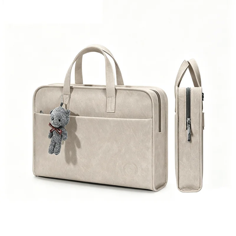 Guangzhou Fuliya Industry Co.,Ltd C-81459 This laptop bag is water-repellent and shockproof with 3-layer protection, multiple compartments, and hand/trolley/crossbody carry - for commuting and business trips.