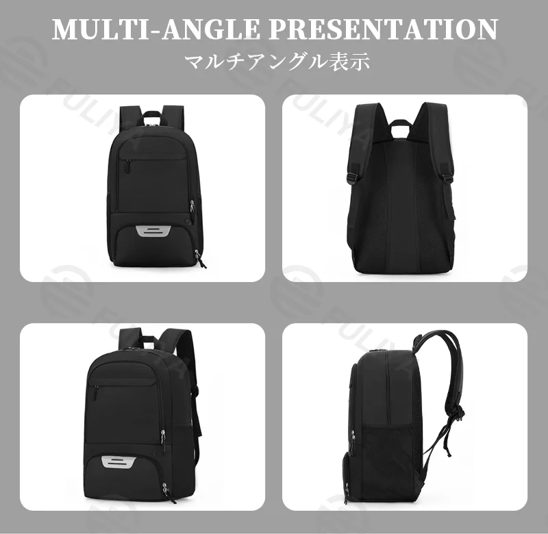 Guangzhou Fuliya Industry Co.,Ltd C-81110 Sports basketball backpack, waterproof fabric, large capacity, separate shoe and ball compartments, laptop compartment, and adjustable strap, customizable logo - for training, travel, and school.
