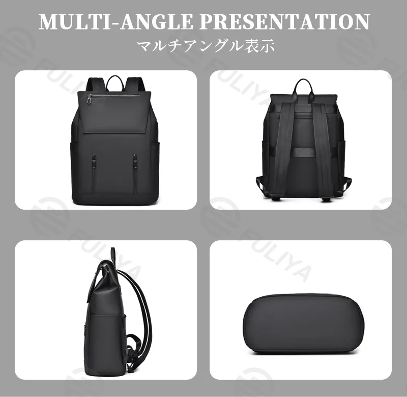 Guangzhou Fuliya Industry Co.,Ltd C-81111 Men's backpack, water-resistant and scratch-resistant, large capacity, laptop compartment, adjustable strap, and comfortable handle - luggage strap for business, travel, and school.