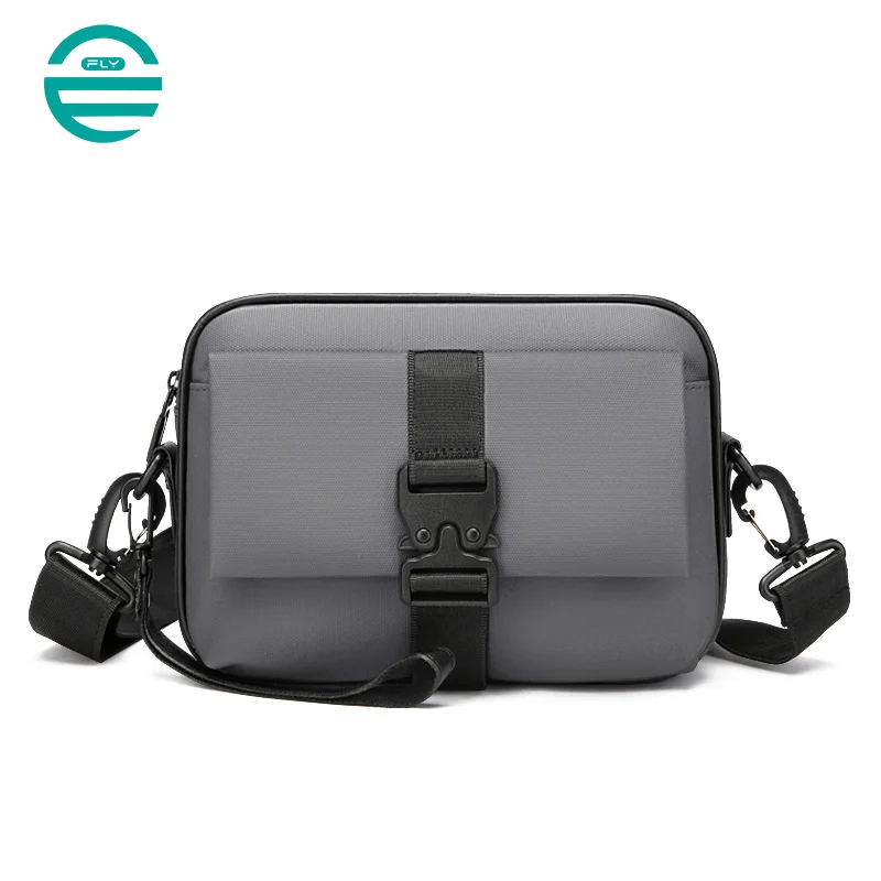 Guangzhou Fuliya Industry Co.,Ltd C-81113 Men's crossbody bag, water-resistant, large capacity, front compartment, back pocket, and adjustable strap - hand, shoulder, or crossbody carry for business, commuting, and daily use.