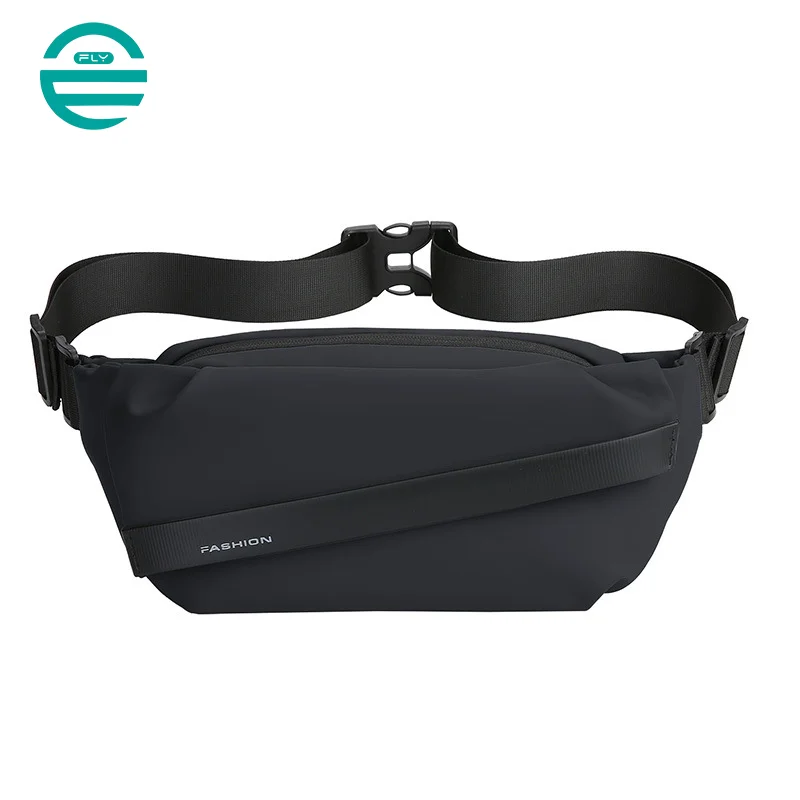 Guangzhou Fuliya Industry Co.,Ltd C-81116 Multi-functional crossbody waist bag, water-resistant, large capacity, quick-release buckle, and wide strap - chest, crossbody, or waist carry for travel, sports, and daily use.