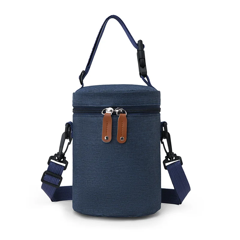 Guangzhou Fuliya Industry Co.,Ltd C-81131 Portable mommy insulated bag, water-resistant, large capacity, foil insulation, inner zipper pocket, detachable hook, and adjustable strap - hand, crossbody, or stroller carry for baby outings and pumping.