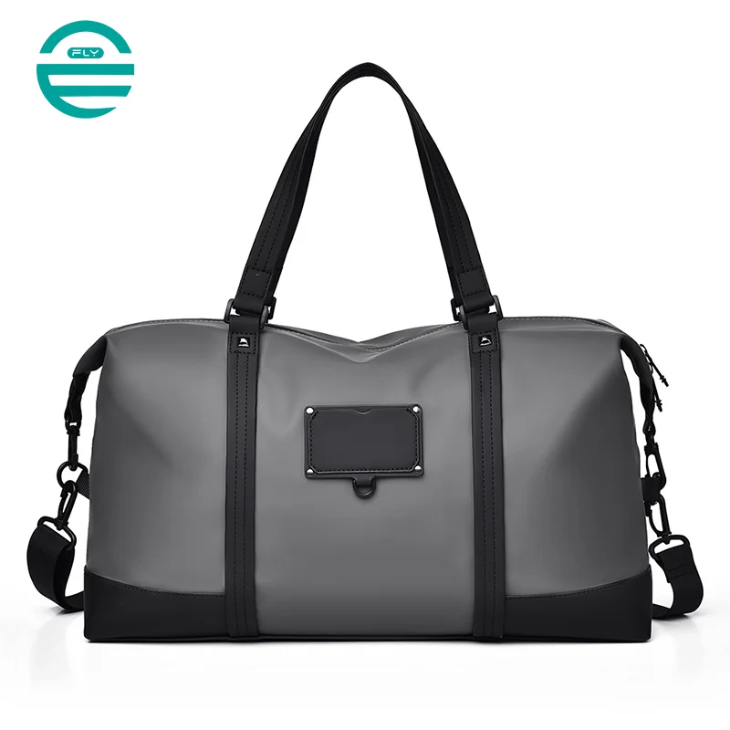 Guangzhou Fuliya Industry Co.,Ltd C-81141 Large-capacity travel gym bag, water-resistant, multi-layer storage, wet/dry pocket, adjustable strap, detachable hook, and luggage sleeve - for travel, fitness, and business trips.
