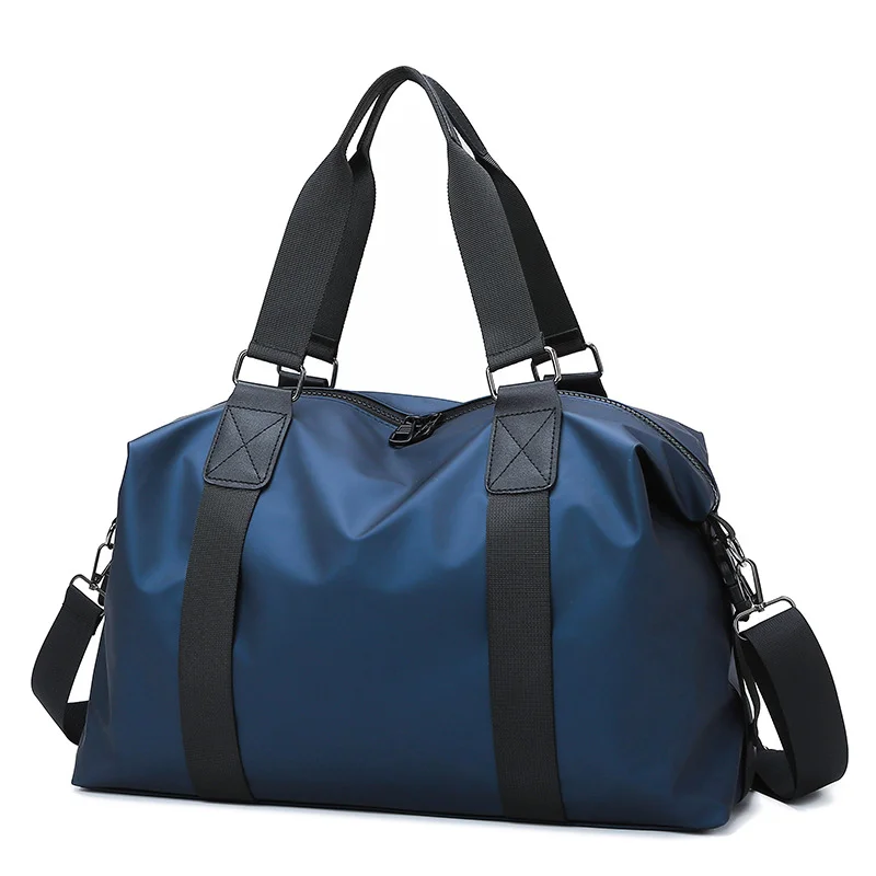Guangzhou Fuliya Industry Co.,Ltd C-81143 Hand-carry travel gym bag, large capacity, comfortable handle, detachable hook, and adjustable strap - hand, shoulder, or crossbody carry for short trips, fitness, and business travel.