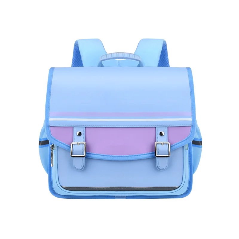 Guangzhou Fuliya Industry Co.,Ltd C-81152 Primary school horizontal backpack, water-resistant, large capacity, S-curve straps, spine-protection chest strap, thickened back padding, 3D heat dissipation, and 360° reflective design - for ages 6-12.