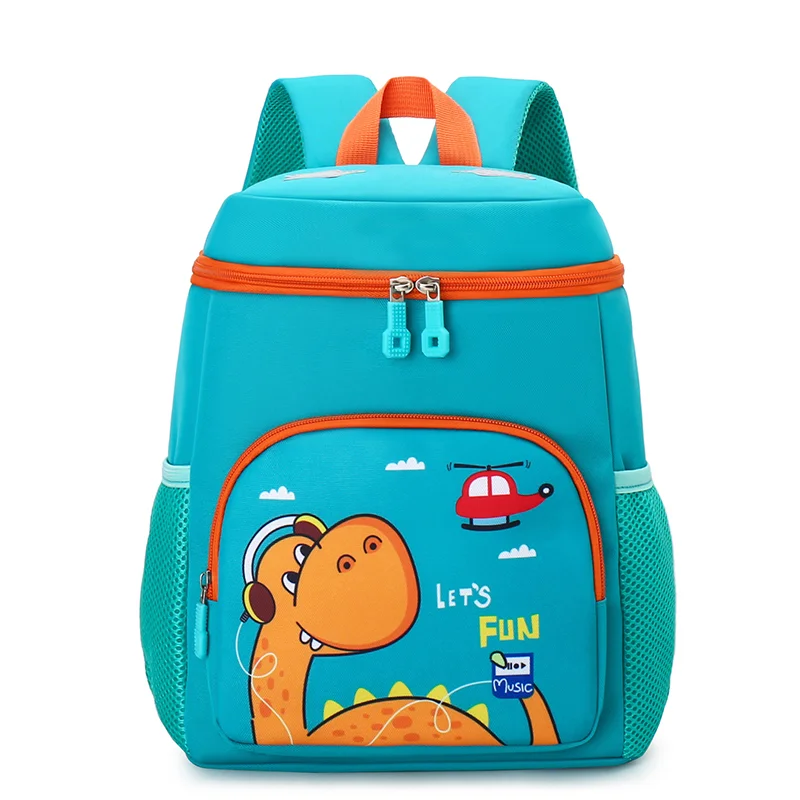 Guangzhou Fuliya Industry Co.,Ltd C-81153 Kids backpack, water-resistant, lightweight, large capacity, front/side/inner pockets, adjustable strap, and breathable mesh back panel - for ages 2-5 kindergarten.
