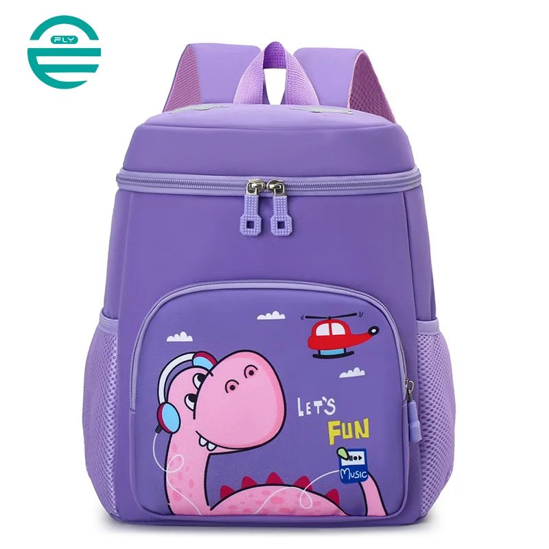 Guangzhou Fuliya Industry Co.,Ltd C-81153 Kids backpack, water-resistant, lightweight, large capacity, front/side/inner pockets, adjustable strap, and breathable mesh back panel - for ages 2-5 kindergarten.