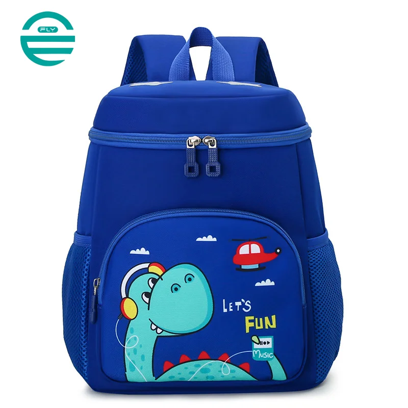 Guangzhou Fuliya Industry Co.,Ltd C-81153 Kids backpack, water-resistant, lightweight, large capacity, front/side/inner pockets, adjustable strap, and breathable mesh back panel - for ages 2-5 kindergarten.