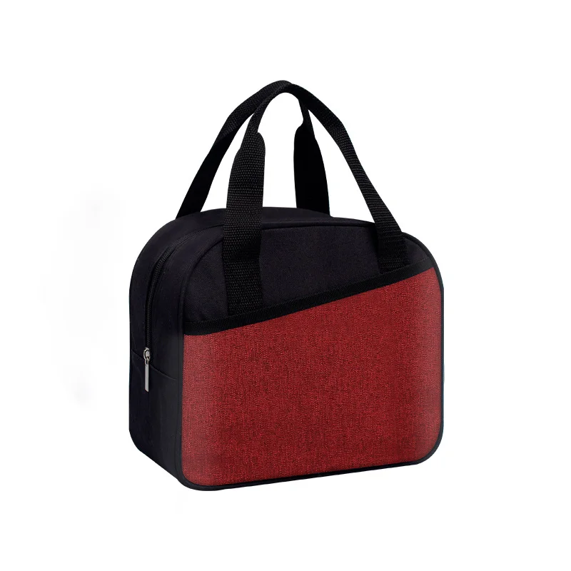 Guangzhou Fuliya Industry Co.,Ltd C-81161 Portable insulated lunch bag, aluminum foil lining, water-resistant, high load-bearing, reinforced handles, and smooth zipper - for school, office, and daily meals.