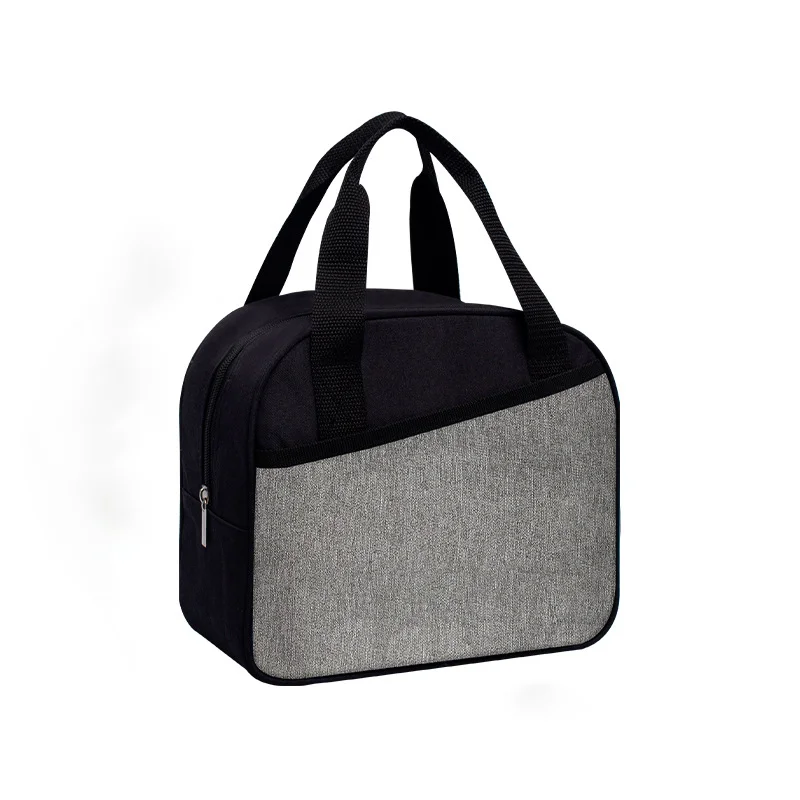 Guangzhou Fuliya Industry Co.,Ltd C-81161 Portable insulated lunch bag, aluminum foil lining, water-resistant, high load-bearing, reinforced handles, and smooth zipper - for school, office, and daily meals.