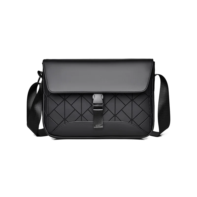 Guangzhou Fuliya Industry Co.,Ltd C-81162 Diamond-quilted crossbody bag, water-resistant, large capacity, snap buckle, adjustable buckle, and smooth zipper - multiple fabrics for casual, commuting, and daily use.