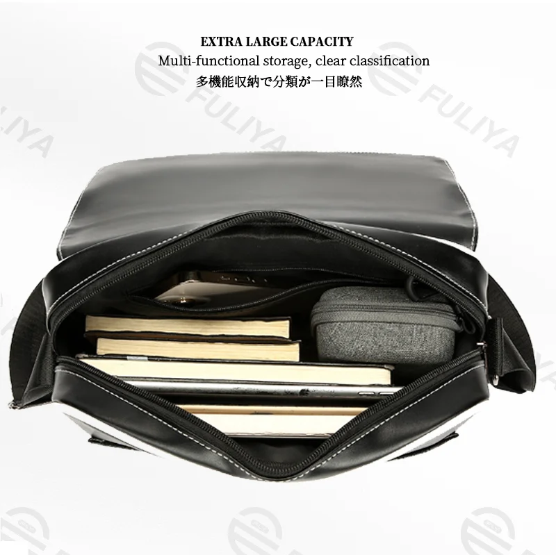 Guangzhou Fuliya Industry Co.,Ltd C-81200 Water-repellent and scratch-resistant fabric, large capacity with multiple compartments, smooth zipper and hardware buckles - suitable for casual commuting and daily use.