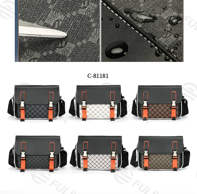 Guangzhou Fuliya Industry Co.,Ltd C-81200 Water-repellent and scratch-resistant fabric, large capacity with multiple compartments, smooth zipper and hardware buckles - suitable for casual commuting and daily use.
