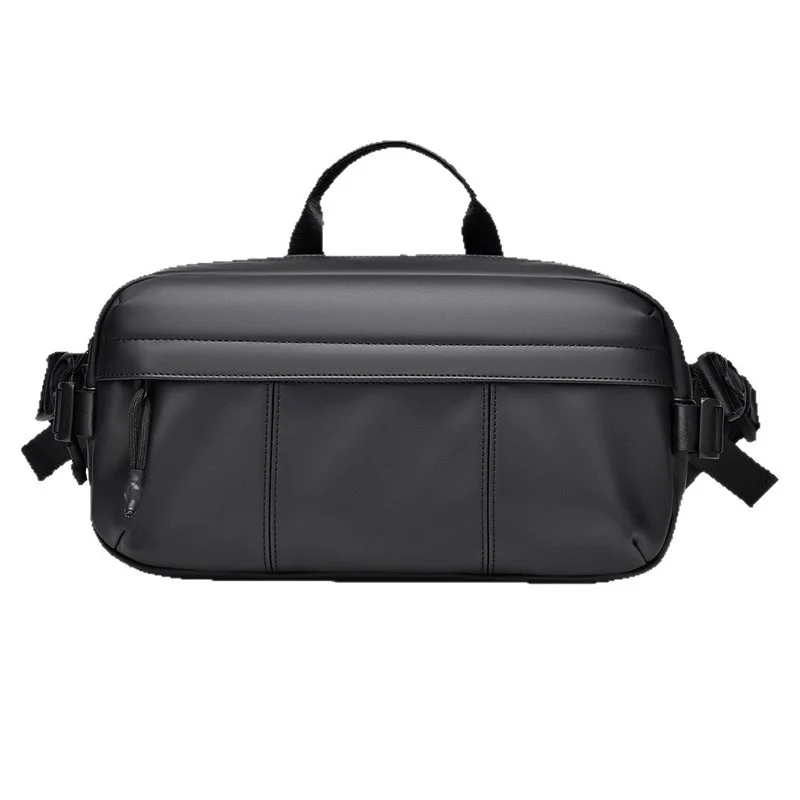 Guangzhou Fuliya Industry Co.,Ltd C-81207 Lightweight waterproof men's crossbody bag, multi-compartment storage, swivel quick-release buckle, adjustable strap and comfortable handle - wear as chest or crossbody for commuting, cycling, and sports.