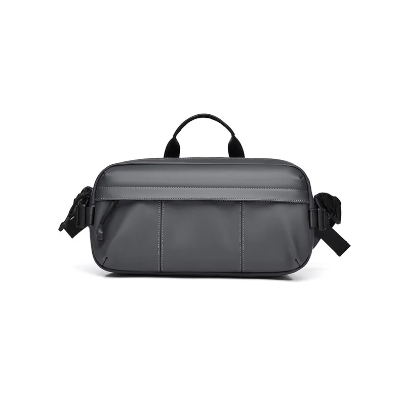 Guangzhou Fuliya Industry Co.,Ltd C-81207 Lightweight waterproof men's crossbody bag, multi-compartment storage, swivel quick-release buckle, adjustable strap and comfortable handle - wear as chest or crossbody for commuting, cycling, and sports.
