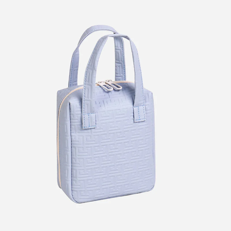 Guangzhou Fuliya Industry Co.,Ltd C-81229 Large-capacity hand-carry makeup bag, PU waterproof material, multi-compartment storage, wide opening for easy access, comfortable handle, smooth zipper, multiple colors - for travel and daily use.