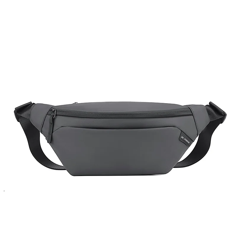 Guangzhou Fuliya Industry Co.,Ltd C-81235 Stylish casual chest bag, water-resistant fabric, large capacity with multi-compartments, front pocket and double-layer back pocket - lightweight crossbody for daily, sports, and outdoor.