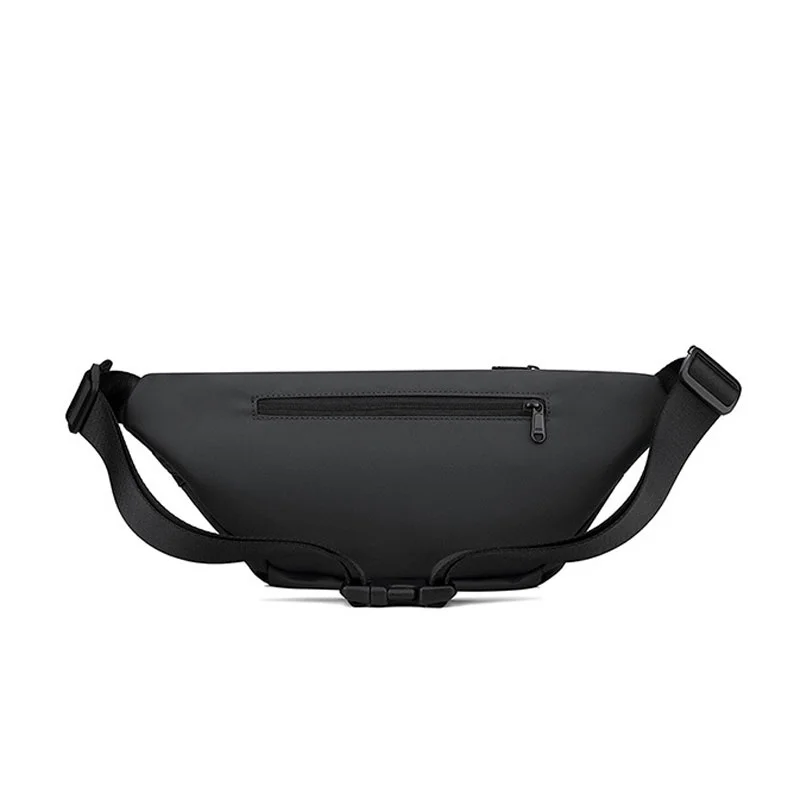 Guangzhou Fuliya Industry Co.,Ltd C-81235 Stylish casual chest bag, water-resistant fabric, large capacity with multi-compartments, front pocket and double-layer back pocket - lightweight crossbody for daily, sports, and outdoor.