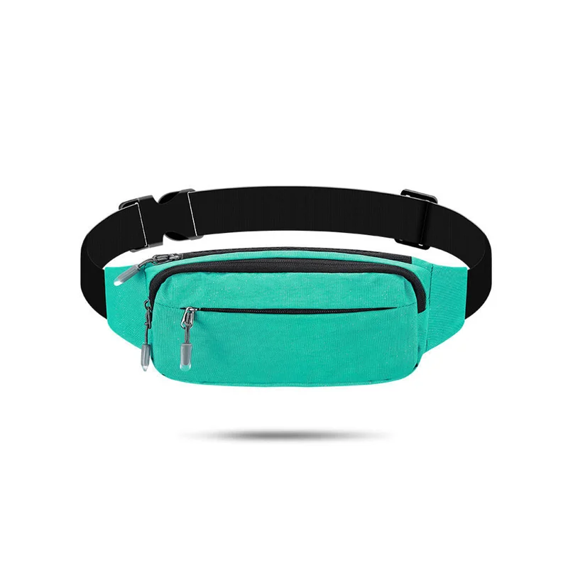 Guangzhou Fuliya Industry Co.,Ltd C-81244 Sporty waterproof waist bag, lightweight crossbody, hidden anti-theft pocket, headphone port, breathable back panel, smooth zipper, and reinforced buckle - for cycling, running, and outdoor.
