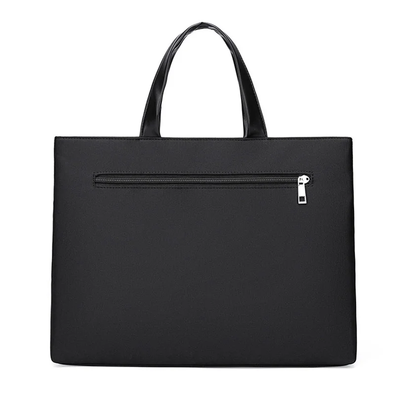 Guangzhou Fuliya Industry Co.,Ltd C-81254 Business laptop handbag, water-resistant and durable, large capacity with compartments, back zipper pocket, reinforced corners, and comfortable handle - for office, business trips, and commuting.