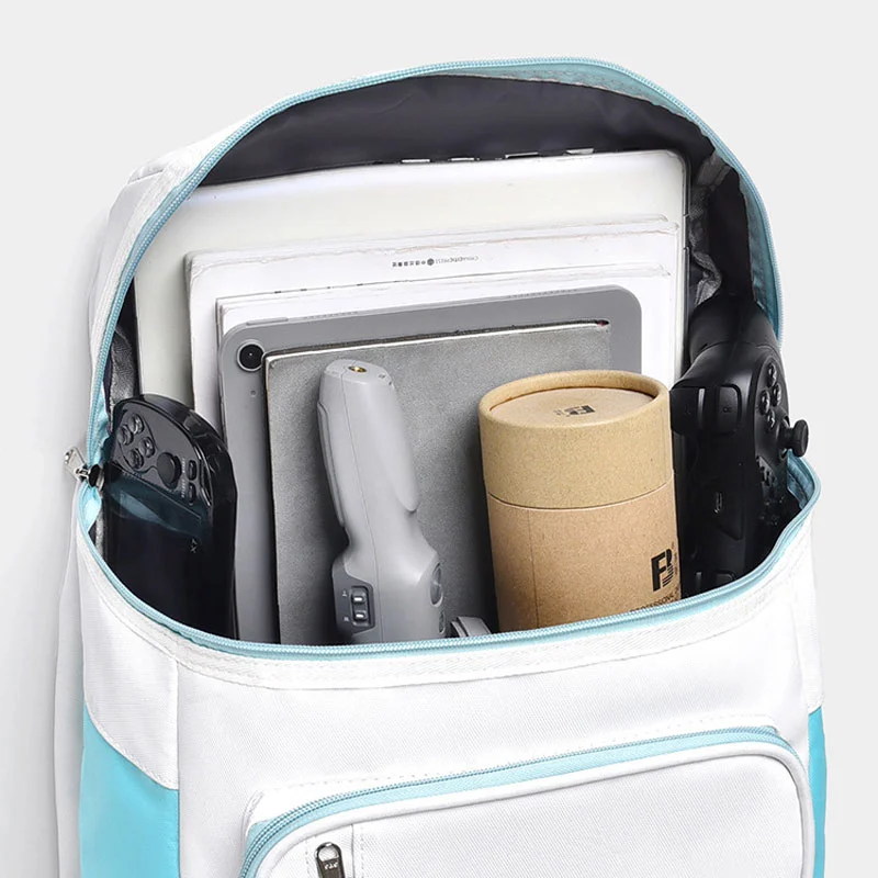 Guangzhou Fuliya Industry Co.,Ltd C-81265 Multi-functional tennis backpack, large capacity, dedicated racket and shoe compartments, front/back zipper pockets, side bottle pocket, and adjustable straps - for sports and daily use.