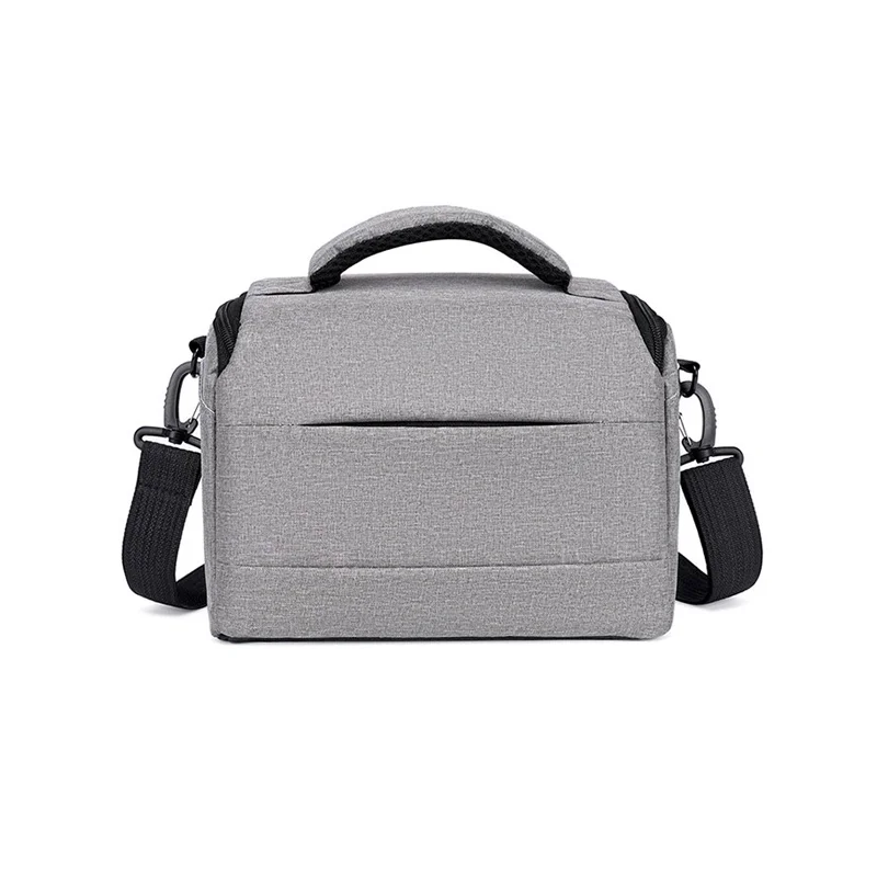 Guangzhou Fuliya Industry Co.,Ltd C-81268 Casual shoulder camera bag, water-resistant and wear-resistant, plush lining, removable dividers, mesh pocket, padded handle, and detachable strap - for DSLR, mirrorless, and daily use.