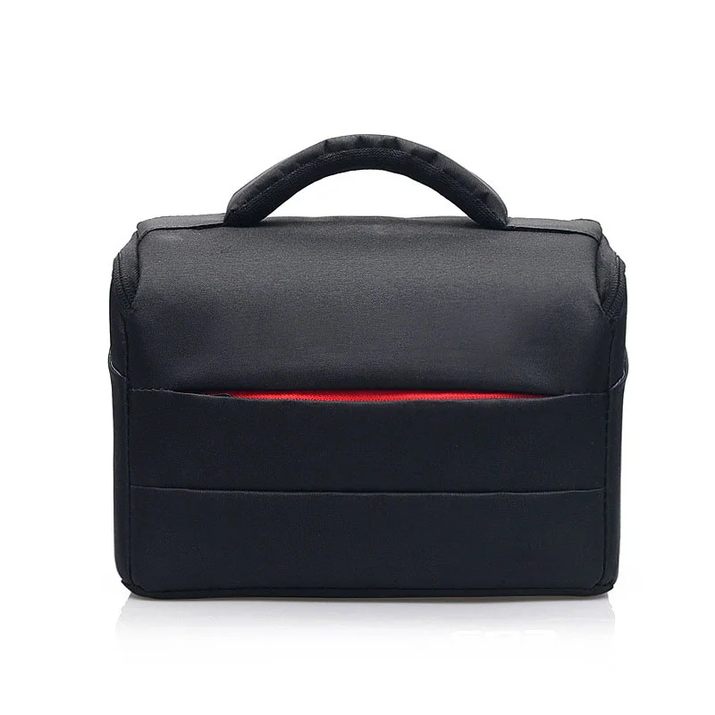 Guangzhou Fuliya Industry Co.,Ltd C-81268 Casual shoulder camera bag, water-resistant and wear-resistant, plush lining, removable dividers, mesh pocket, padded handle, and detachable strap - for DSLR, mirrorless, and daily use.