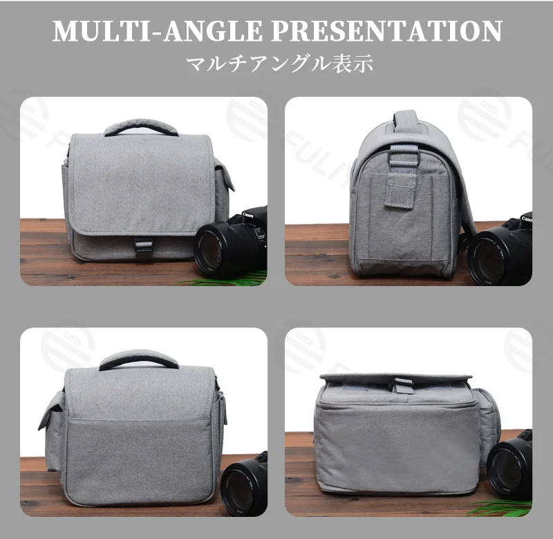 Guangzhou Fuliya Industry Co.,Ltd C-81271 Projector hand-carry storage bag, water-resistant and scratch-resistant, thick foam handle, removable divider, hidden pocket, and mesh pocket, soft lining for dust protection.