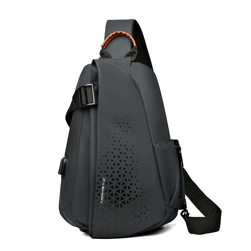 Guangzhou Fuliya Industry Co.,Ltd C-81278 Utility crossbody bag, large capacity, comfortable handle, breathable strap, front zipper and side slip pockets - shoulder, crossbody, or hand carry for motorcycling, cycling, and daily use.