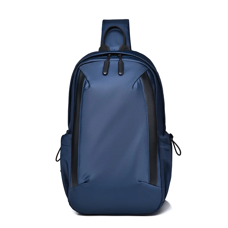 Guangzhou Fuliya Industry Co.,Ltd C-81279 Lightweight chest bag, adjustable swivel-hook strap, detachable hook, breathable strap, front pocket, side pocket, and back anti-theft zipper pocket, smooth zipper - for sports, commuting, and daily use.