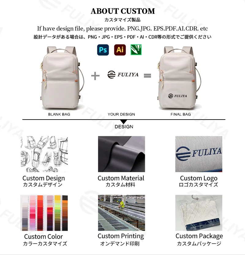 Guangzhou Fuliya Industry Co.,Ltd C-81297 Sports travel backpack, 180° full-open, large capacity, shoe compartment, laptop compartment, luggage strap, and breathable back panel - for commuting, business trips, and short travel.