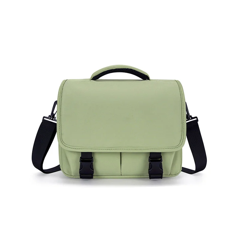 Guangzhou Fuliya Industry Co.,Ltd C-81303 Shoulder/crossbody camera bag, ergonomic shoulder strap, removable thickened dividers, multiple pockets, S/M/L sizes - for DSLR, mirrorless, and instant cameras.