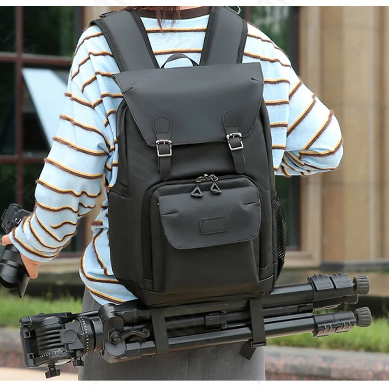 Guangzhou Fuliya Industry Co.,Ltd C-81304 2-in-1 camera backpack, customizable dividers, waterproof and anti-theft, large capacity - for photography, commuting, and travel.