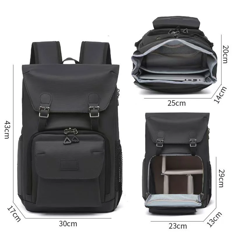 Guangzhou Fuliya Industry Co.,Ltd C-81304 2-in-1 camera backpack, customizable dividers, waterproof and anti-theft, large capacity - for photography, commuting, and travel.