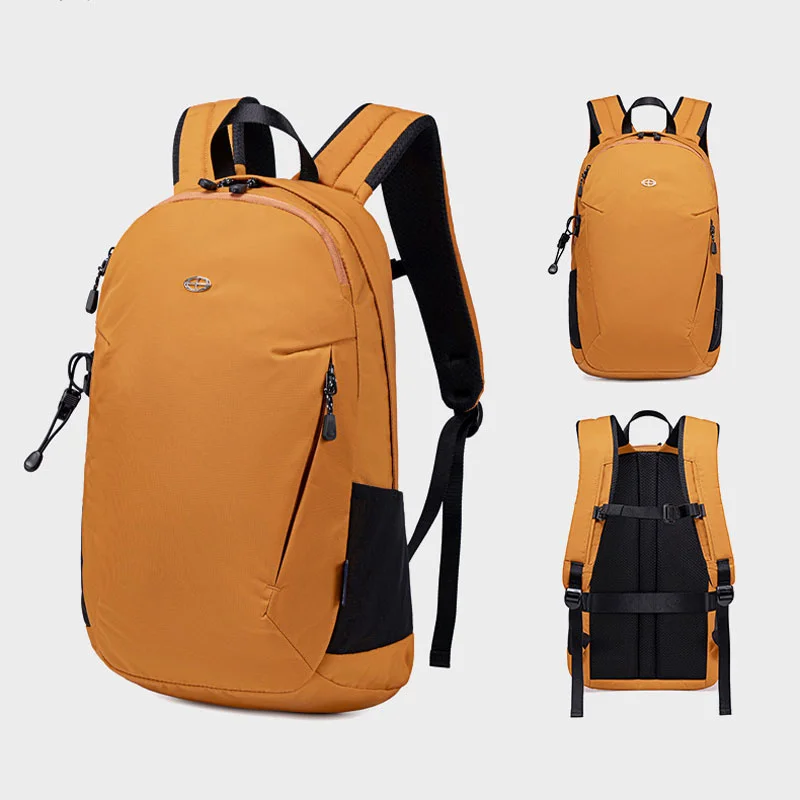 Guangzhou Fuliya Industry Co.,Ltd C-81318 Large-capacity lightweight backpack, pressure-relieving back panel, non-slip chest buckle, trekking pole and luggage attachment - for commuting, hiking, and school.