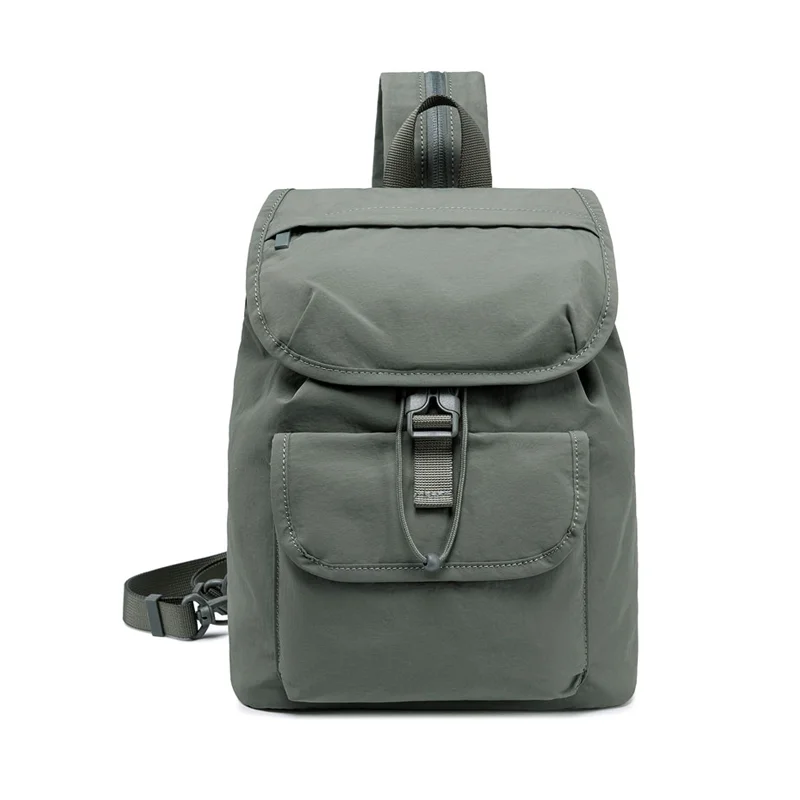 Guangzhou Fuliya Industry Co.,Ltd C-81319 Ultra-light outdoor mini backpack, convertible crossbody/backpack, drawstring closure, water-repellent and scratch-resistant, large capacity with multiple pockets - for outdoor and daily.
