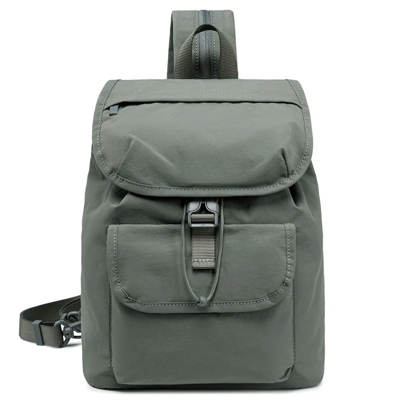 Guangzhou Fuliya Industry Co.,Ltd C-81319 Ultra-light outdoor mini backpack, convertible crossbody/backpack, drawstring closure, water-repellent and scratch-resistant, large capacity with multiple pockets - for outdoor and daily.