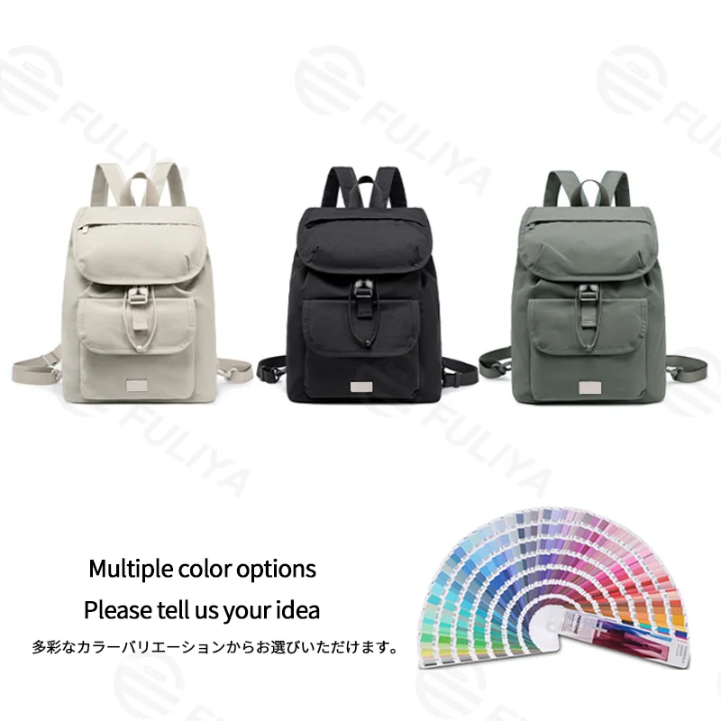 Guangzhou Fuliya Industry Co.,Ltd C-81319 Ultra-light outdoor mini backpack, convertible crossbody/backpack, drawstring closure, water-repellent and scratch-resistant, large capacity with multiple pockets - for outdoor and daily.