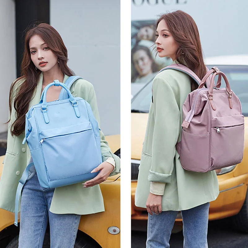 Guangzhou Fuliya Industry Co.,Ltd C-81321 Large-capacity backpack, multi-layer storage, built-in laptop compartment, luggage pass-through sleeve, wide shoulder straps and comfortable handle - suitable for commuting, travel, and daily use.