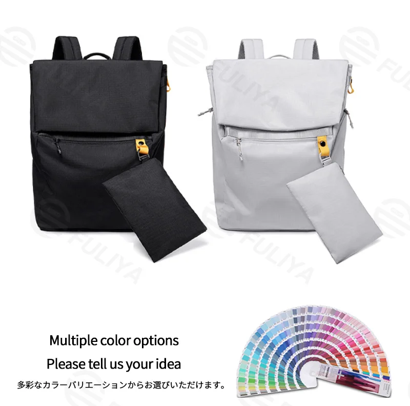 Guangzhou Fuliya Industry Co.,Ltd C-81329 Lightweight waterproof backpack with detachable pouch, 15.6″ laptop compartment, multi-pockets, luggage sleeve - for business, travel, hiking, and students.