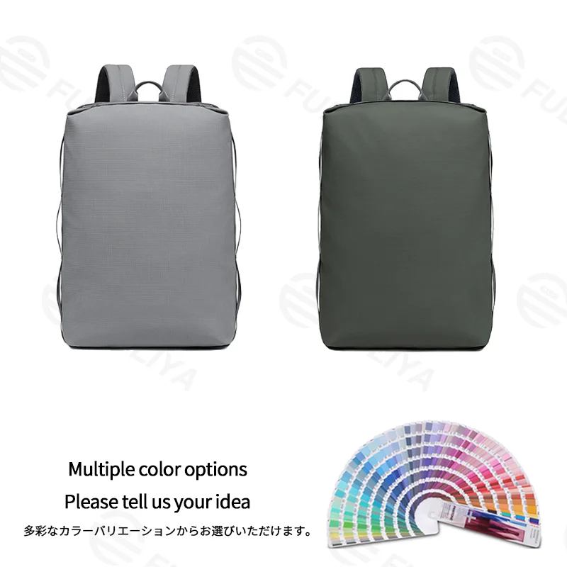 Guangzhou Fuliya Industry Co.,Ltd C-81331 Water-repellent durable fabric, large capacity, laptop sleeve, luggage pass-through, breathable back - for commuting, business, travel, hiking.