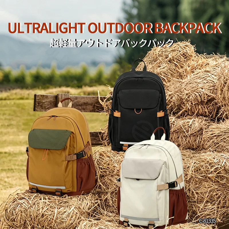 Guangzhou Fuliya Industry Co.,Ltd C-81335 Large capacity, bottom support to prevent sagging, expandable back compartment, multi-layer storage, honeycomb breathable back, reinforced handle - suitable for middle/high school and daily casual use.