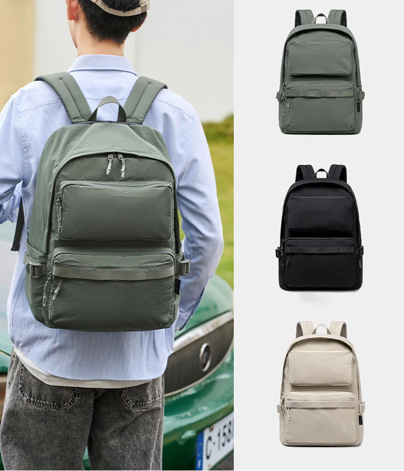 Guangzhou Fuliya Industry Co.,Ltd C-81347 Made of durable waterproof fabric, with large capacity, built-in laptop sleeve and multiple pockets, breathable shoulder straps, and luggage pass-through sleeve - ideal for commuting, travel, and school.
