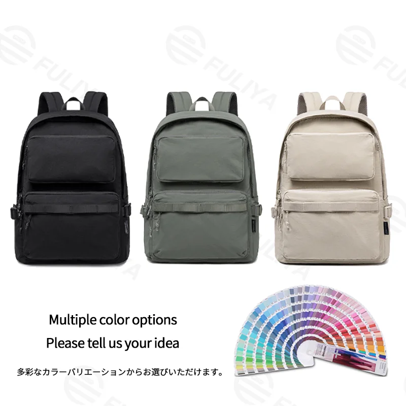 Guangzhou Fuliya Industry Co.,Ltd C-81347 Made of durable waterproof fabric, with large capacity, built-in laptop sleeve and multiple pockets, breathable shoulder straps, and luggage pass-through sleeve - ideal for commuting, travel, and school.